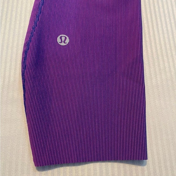 Lululemon Base Pace Hi-Rise Crop Two-Tone Ribbed Pant Leggings 23” - Picture 3 of 10